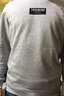 乔丹卫衣男外套春秋季保暖长袖圆领套头衫加绒针织上衣运动服 钛银灰花纱 常规-330A M 实拍图