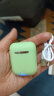汐岩 Air Plus无线蓝牙耳机迷你运动 适用于苹果/华为/vivo/双耳手机耳机蓝牙5.0 【磨砂绿】触控版+智能连接 实拍图