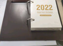 2025年创意塑料台座桌面摆件倒计时365天计划本式单向翻页日历商务办公手撕记事台历礼盒装定制 简约咖啡色日历台座 实拍图