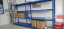 施尔福货架仓储家用置物架轻型加厚承重仓库库房展示架层架中型货物架子 2米高蓝色-四层-主架 【每层真实均载180KG】长180宽60=行业虚标6~1200KG 实拍图