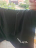 情缘贵族（QINGYUANGUIZU）大码夏天加肥加大胖子肥佬宽松五分短裤潮牌运动中裤子 黑色 4XL(211斤到235斤) 实拍图