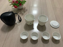 唐舍中国风羊脂玉瓷户外旅行茶具套装快客杯一壶四杯白瓷便携旅游家用 锦绣祥云-丹凤朝阳 实拍图