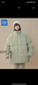 真维斯（Jeanswest）棉服女冬季2025年新款加厚百搭棉袄宽松小个子短款面包服棉衣外套 果绿色 纯色 4XL 实拍图