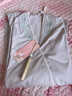 十月结晶月子服春季产后家居服秋季孕妇哺乳喂奶棉睡衣 花涧兔·蓝【有哺乳口-月子服】 建议20-32℃ XL码（建议体重145-160斤） 实拍图