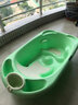 cam IL MONDO DEL BAMBINO意大利原装进口新生婴儿洗澡盆加厚可坐可躺硅胶防滑宝宝儿童洗澡 草绿色U45【硅胶防滑坐躺两用】 实拍图