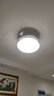 四季沐歌（MICOE）隐形led餐厅风扇灯吊扇灯卧室极简约灯具现代中式灯饰变频遥控 高显48寸无极-变频6档-黑夜 实拍图