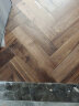 帝泊尔 黑胡桃实木地板人字拼艺术拼地暖地热锁扣个性地板厂家 HR6606（440*88*18）原木色 晒单实拍图