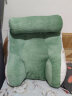 尽心床头靠枕床上床靠背腰垫抱枕腰枕软包大靠背沙发靠垫宿舍枕头卧室 孔雀绿-升级可拆头枕款 长40*厚28*高50cm 实拍图