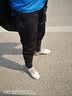 KELME/卡尔美青训秋冬运动收腿裤跑步训练加绒加厚儿童足球长裤 黑色 160 实拍图