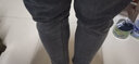 JACKTOMSLEE修身牛仔裤男士韩版小脚裤弹力潮男紧身裤铅笔裤新款纯黑色窄脚裤 9005纯黑九分 36(2尺8) 实拍图