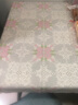 桌布防水防烫防油免洗PVC餐桌布北欧茶几桌垫书桌ins学生布艺网红 粉花朵 80*138cm 实拍图
