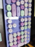 摩天手（Mofii） sweet无线键盘鼠标套装女生可爱笔记本电脑办公打字机械手感键盘复古圆键帽无限键盘 紫颜小仙+鼠标垫 实拍图
