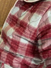 美标商场同款三层加厚夹棉纯棉睡衣套装女秋冬保暖全棉格子红色家居服 铁锈红 XL (170/92A) 实拍图