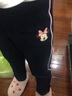 迪士尼女童裤子春秋运动休闲裤外穿长裤童装儿童打底裤洋气春装 【加绒B款】藏蓝 97206 130 cm（参考身高125-135） 实拍图