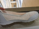 斯凯奇（Skechers）单鞋女鞋夏季透气舒适一脚蹬平底浅口轻便休闲鞋工作鞋100686 实拍图
