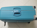 新秀丽（Samsonite）欧洲进口时尚纯色卡扣拉杆箱男女旅行行李箱10U 湖蓝色28英寸 现货速达 实拍图