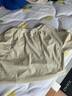 骆驼（CAMEL）弹力健身服女瑜伽运动训练两件套装 Y8S1QL8628-1 香槟黄/灰 S 实拍图