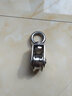 vieruodis304不锈钢滑轮钢丝绳吊滑轮牵引定滑轮起重轴承滑轮承重单滑轮 SUS304#A款-万向U型小吊轮 实拍图