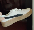 彪马（PUMA）  SUEDE PLATFORM CORE 女子蕾哈娜经典厚底松糕休闲鞋 363559-01 37 实拍图