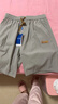 真维斯冰丝短裤男生宽松夏季薄款速干沙滩五分裤潮流运动休闲裤子男 K513浅灰色 L 实拍图
