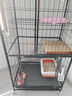 蔻丝【加粗方管】猫笼子超大号家用猫窝别墅带厕所一体室内屋宠物猫笼 超大三层【71*55*127】带滑轮 【尊享款】猫砂盆+猫砂铲+玩乐款 实拍图