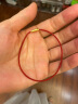 谢瑞麟（TSL）不锈钢扣手绳可穿珠转运珠编织绳多色可选62302-62304 62302-红色手绳 18cm 实拍图