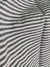 MUJI 女式 水洗棉强捻 法国袖罩衫 BCA31C2S 短袖休闲百搭衬衫 深灰色条纹 M-L 实拍图
