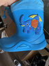 smally儿童雨鞋男童女童宝宝上学幼儿园防水防滑2024新款卡通雨靴 【升级-松紧口】蓝色小象 16码 雨鞋内长16cm 实拍图