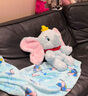 迪士尼（Disney）儿童毛绒玩具 小飞象三合一大号(玩偶+抱枕+睡毯)生日礼物礼品 实拍图