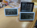 得力（deli）温度计壁挂电子温湿度计室内家用数显高精度精准婴儿房温度表 蓝色 带时间+日历+体感 实拍图