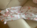 良良（liangliang）婴儿睡袋夏季空调房防踢被宝宝纯棉可拆袖儿童睡袋 雨林粉·春秋款【适合20-25℃】 3XL（建议身高110-125cm） 实拍图