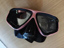 WATERTIME /水川 潜水镜成人近视泳镜浮潜面罩防抢水潜水面镜大框浮潜装备 粉黑色 实拍图