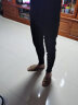 恒源祥男士保暖裤加厚加绒棉裤羊绒护膝德绒防风毛线裤秋裤打底冬季东北 黑色【羊羔绒款加长护膝】 2XL (180) 实拍图