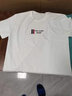 迪贝狼短袖T恤男半袖体恤夏季上衣韩版男装衣服小衫T恤上衣男短袖打底衫 白色  6XL 建议 215/230斤 实拍图