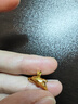 金至尊（3DG Jewellery）黄金吊坠小海豚镜面金工艺小提溜足金链坠不含项链生日礼物计价 金重1.64克(配珠宝礼盒) 实拍图