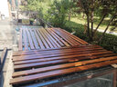 ANGEL DECK印尼菠萝格防腐实木护墙板吊顶户外木地板庭院平台木板木料防水180*7*2cm单根 菠萝格180*7*2cm（单根价格） 实拍图