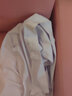 型彬白大褂长袖护士服医生大码加肥男女学生化学实验服加厚纯棉白大衣 女式修身松紧袖口 M 165M 实拍图