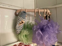 创意6连无痕挂钩 厨房浴室吸壁式塑料六排钩卫生间门后黏钩 紫色 实拍图