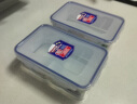 乐扣乐扣LOCK&LOCK 塑料分隔保鲜盒 厨房收纳盒冰箱冷冻储物盒2件套 实拍图