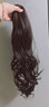纤缕 马尾假发假马尾假发女马尾长款抓夹式自然卷发网红气质高马尾辫 长卷大波浪抓夹(深棕色)55cm 实拍图