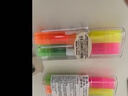 无印良品 MUJI 水性六角双头记号笔2色套装 8S63002 学生文具 2支装/荧光4色 实拍图