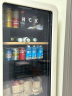 哈士奇客厅复古冰箱家用除霜纤薄嵌入式酒饮冷藏柜保鲜柜饮料茶叶柜大容量立式冰柜203升SC-208RI奶茶色 晒单实拍图