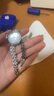 Davena【鞠婧祎同款】蒂玮娜美人鱼手表梦幻轻奢女士手表生日礼物送女友 【SF】银色珍珠白-鲜花礼盒+手镯 实拍图