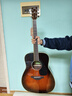 雅马哈（YAMAHA）FG830/FG850/FS830/FS850吉他初学者民谣单板学生木吉他电箱琴 FG830 烟棕亮光-41英寸原声款 实拍图