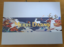 merridarno纯羊毛披肩女刺绣羊毛围巾秋冬季加大加厚保暖百搭妈妈围脖礼盒装 原色-醉春 实拍图