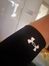 安德玛（Under Armour）运动护肘男女健身防护篮球羽毛球护臂 加压透气护手肘 黑色M码 实拍图