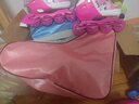 迪士尼（Disney）溜冰鞋儿童女轮滑鞋加大码闪光可调旱冰鞋男滑轮鞋小孩初学直排轮 【断码清仓】米奇单闪套+锁轮器 L （适合平时32-37，可调大小） 实拍图