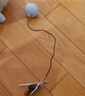 霍曼（Homerun）智能滚动球led闪光球激光逗猫球猫玩具球发光自动变向猫咪 套餐二(逗猫球+羽毛2个) 实拍图