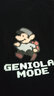 GENIOLAMODE短袖T恤男2025新款纯棉卡通印花t恤宽松休闲舒适百搭男士五分袖 实拍图