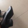 真皮拉丁舞鞋女成人交谊舞蹈鞋软底 中跟摩登广场舞女式水兵舞秋幻巧 906黑色真皮直底胶底3.5cm跟 39 实拍图